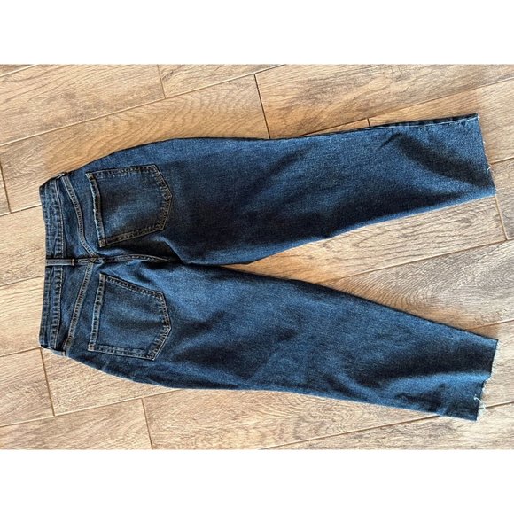 NWT Old Navy Denim Jeans 10 High Rise Curvy OG Straight Leg Womens Destroyed - Picture 9 of 11